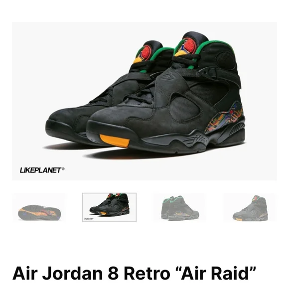 Air Jordan 8s Air Raids
